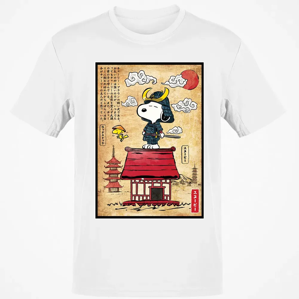 Beagle Samurai in Japan Classic Unisex T-Shirt - 13