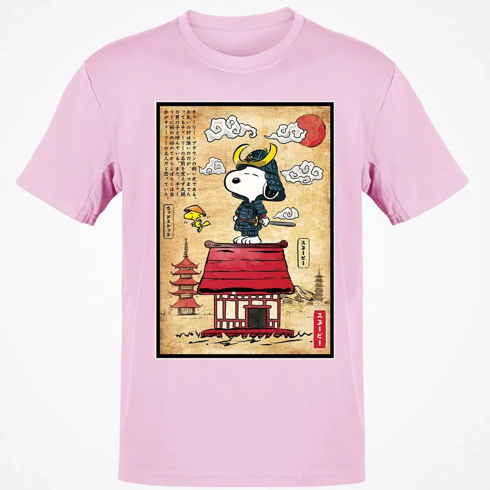 Beagle Samurai in Japan Classic Unisex T-Shirt - 6
