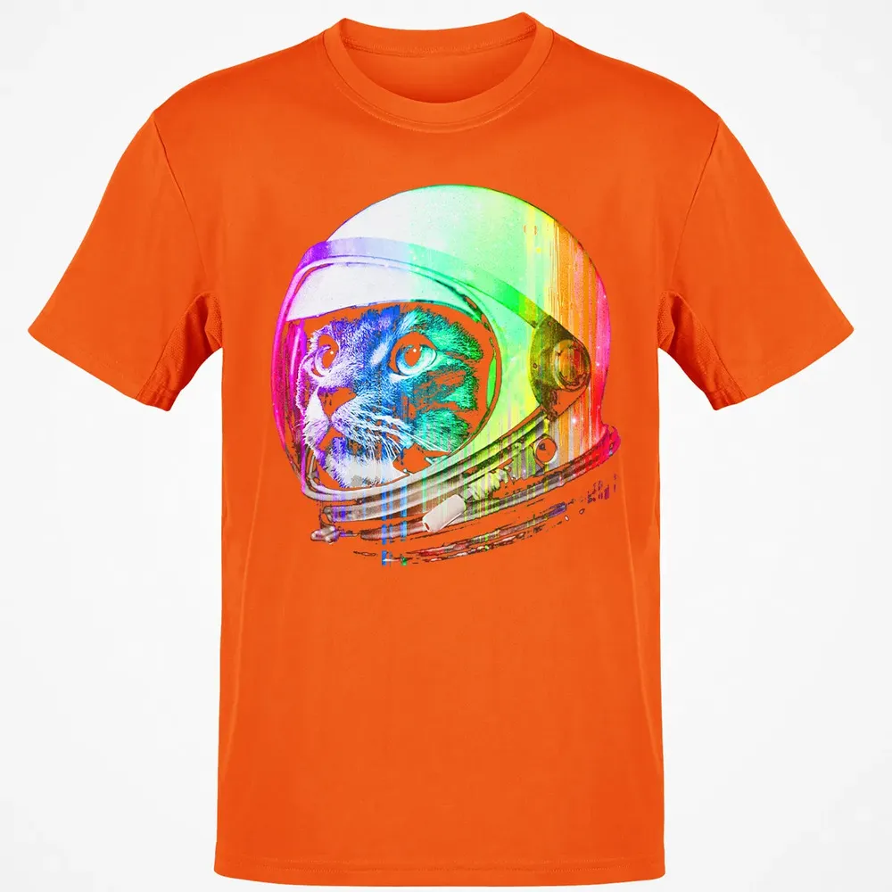 Astronaut Space Cat (digital rainbow version) Classic Unisex T-Shirt - 9
