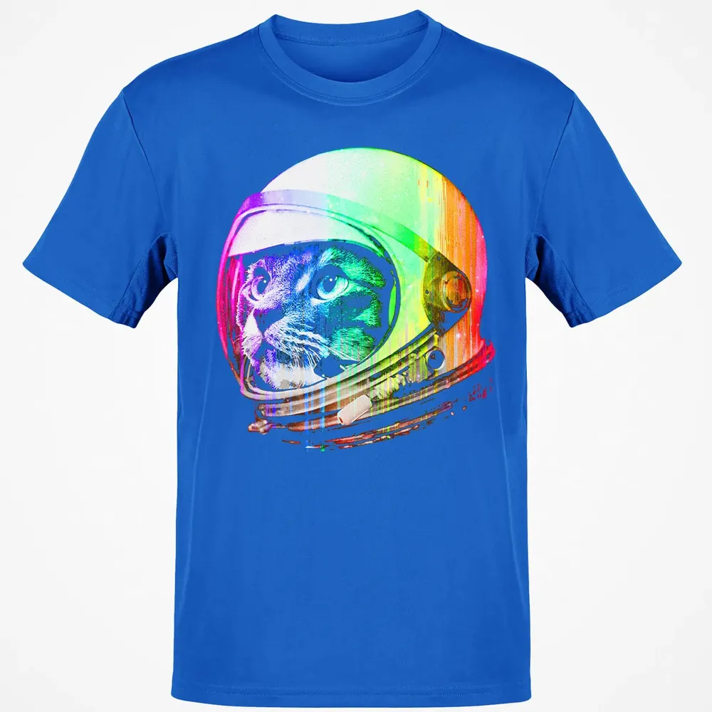 Astronaut Space Cat (digital rainbow version) Classic Unisex T-Shirt - 12