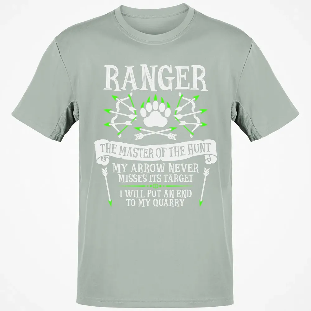 RANGER, The Master of the Hunt (White Text) Classic Unisex T-Shirt - 3