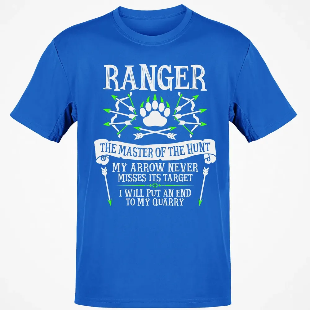 RANGER, The Master of the Hunt (White Text) Classic Unisex T-Shirt - 12