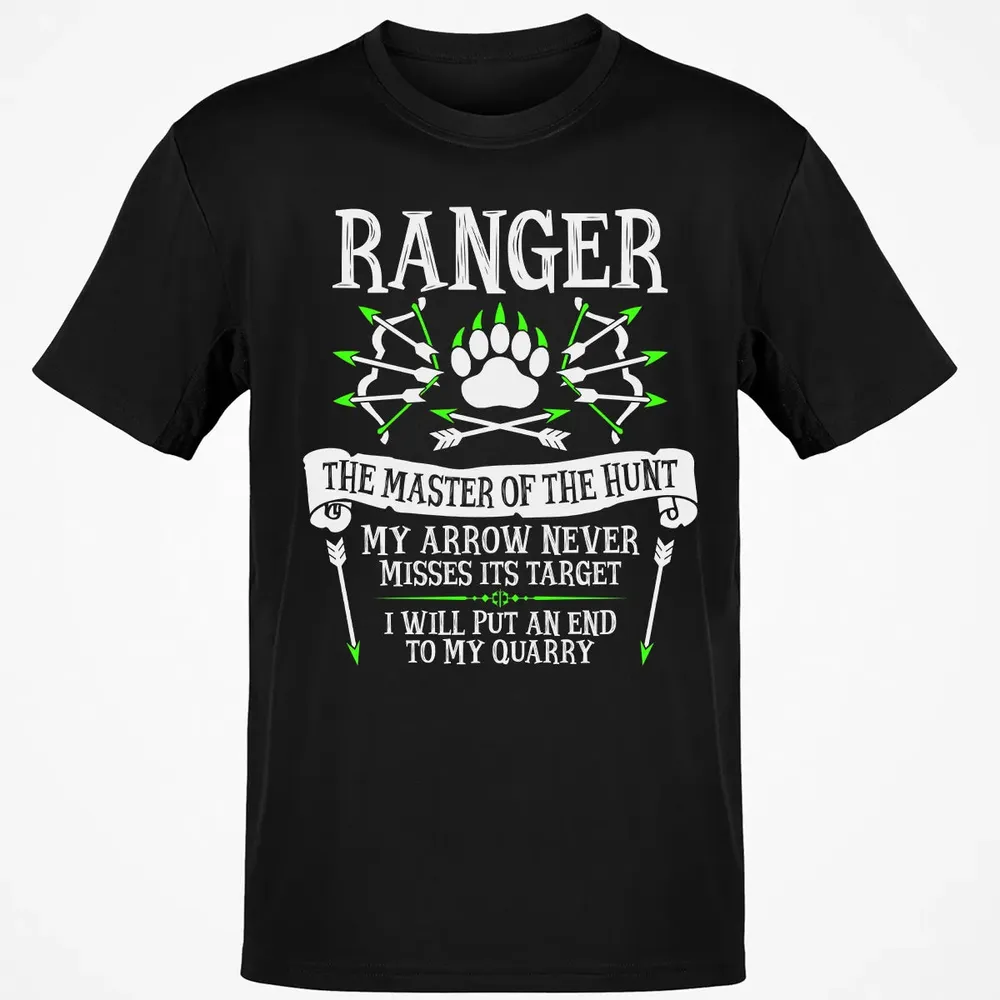 RANGER, The Master of the Hunt (White Text) Classic Unisex T-Shirt - 2