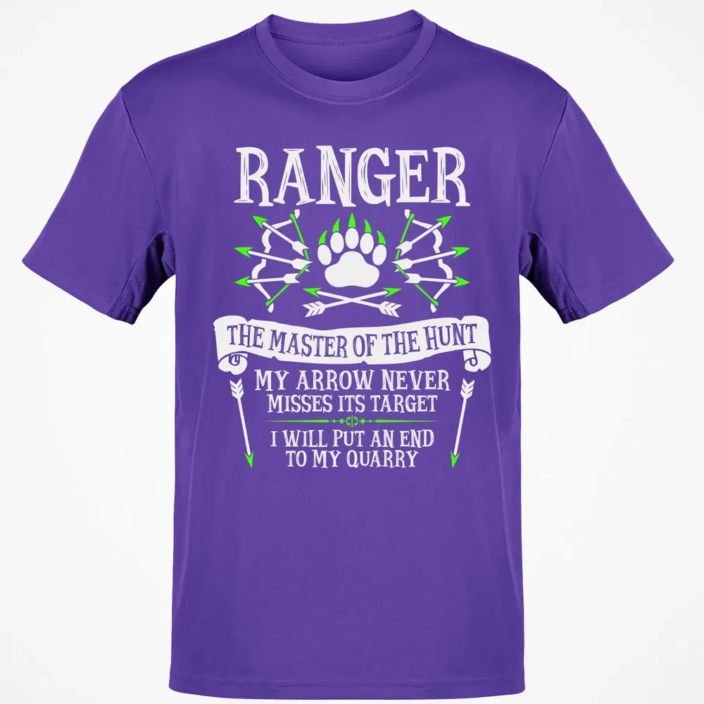 RANGER, The Master of the Hunt (White Text) Classic Unisex T-Shirt - 10