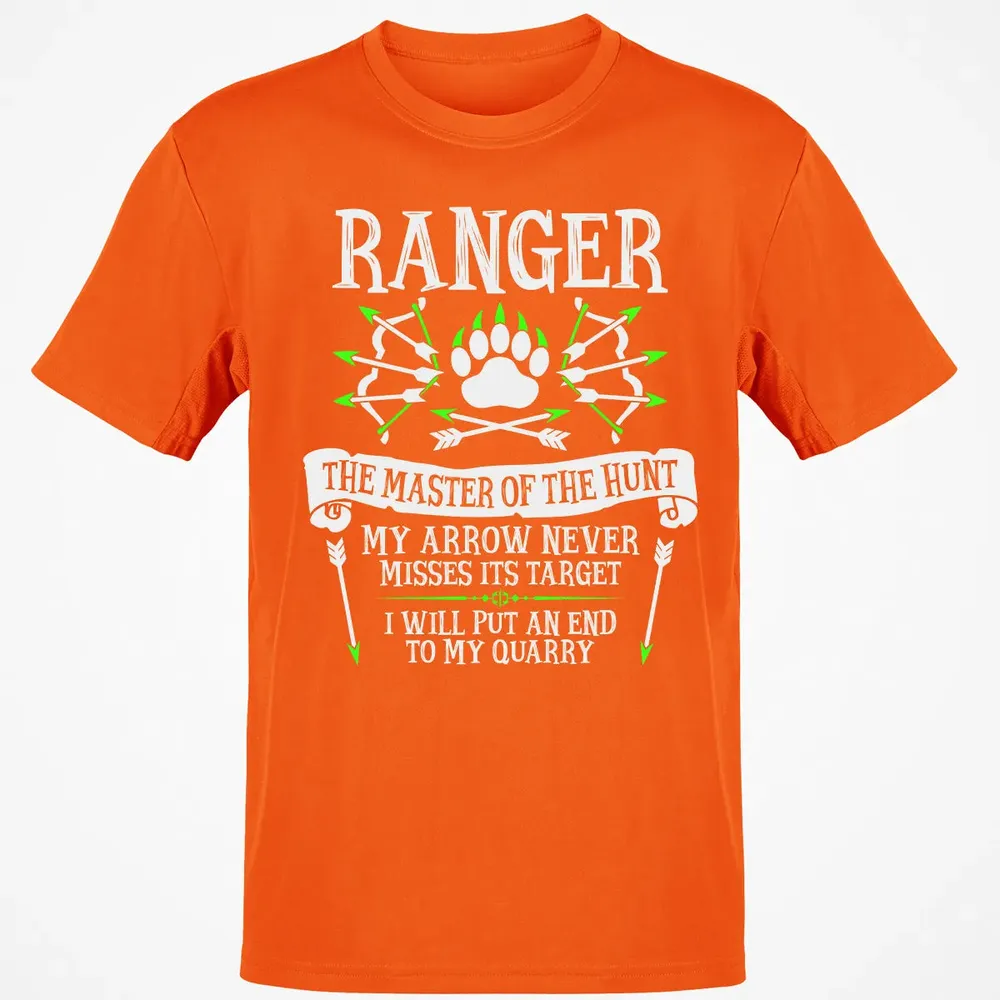 RANGER, The Master of the Hunt (White Text) Classic Unisex T-Shirt - 9