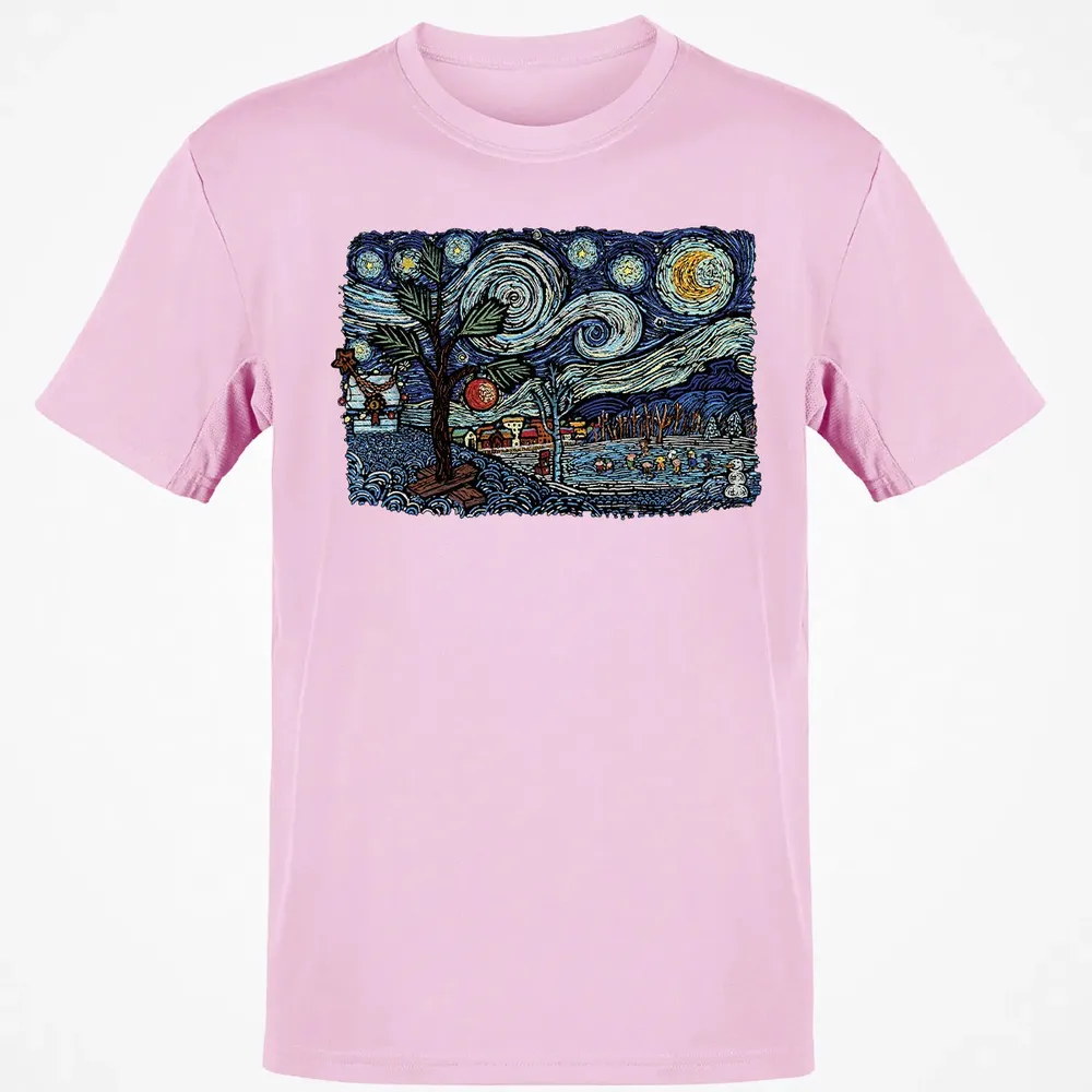 Starry Christmas Night Classic Unisex T-Shirt - 6