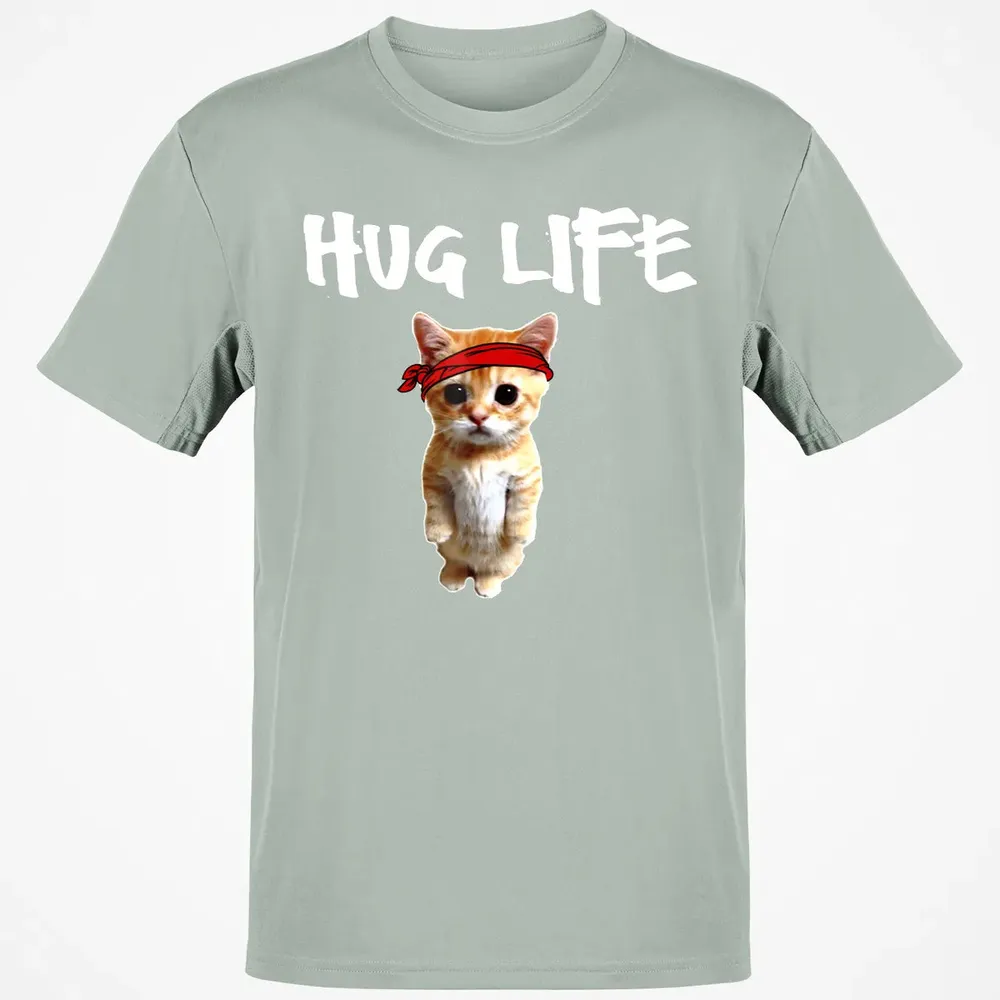 Hug Life    Funny awesome Cool cute cat kitten Classic Unisex T-Shirt - 3