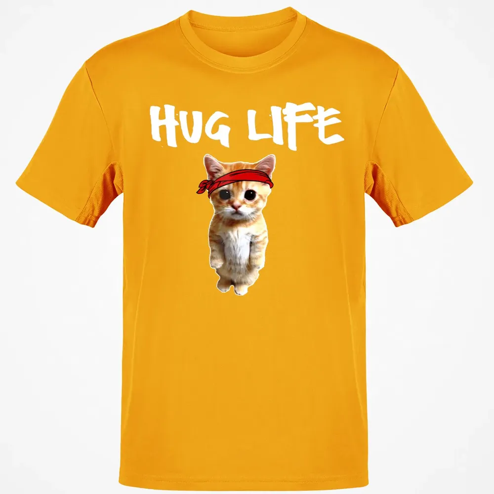 Hug Life    Funny awesome Cool cute cat kitten Classic Unisex T-Shirt - 5