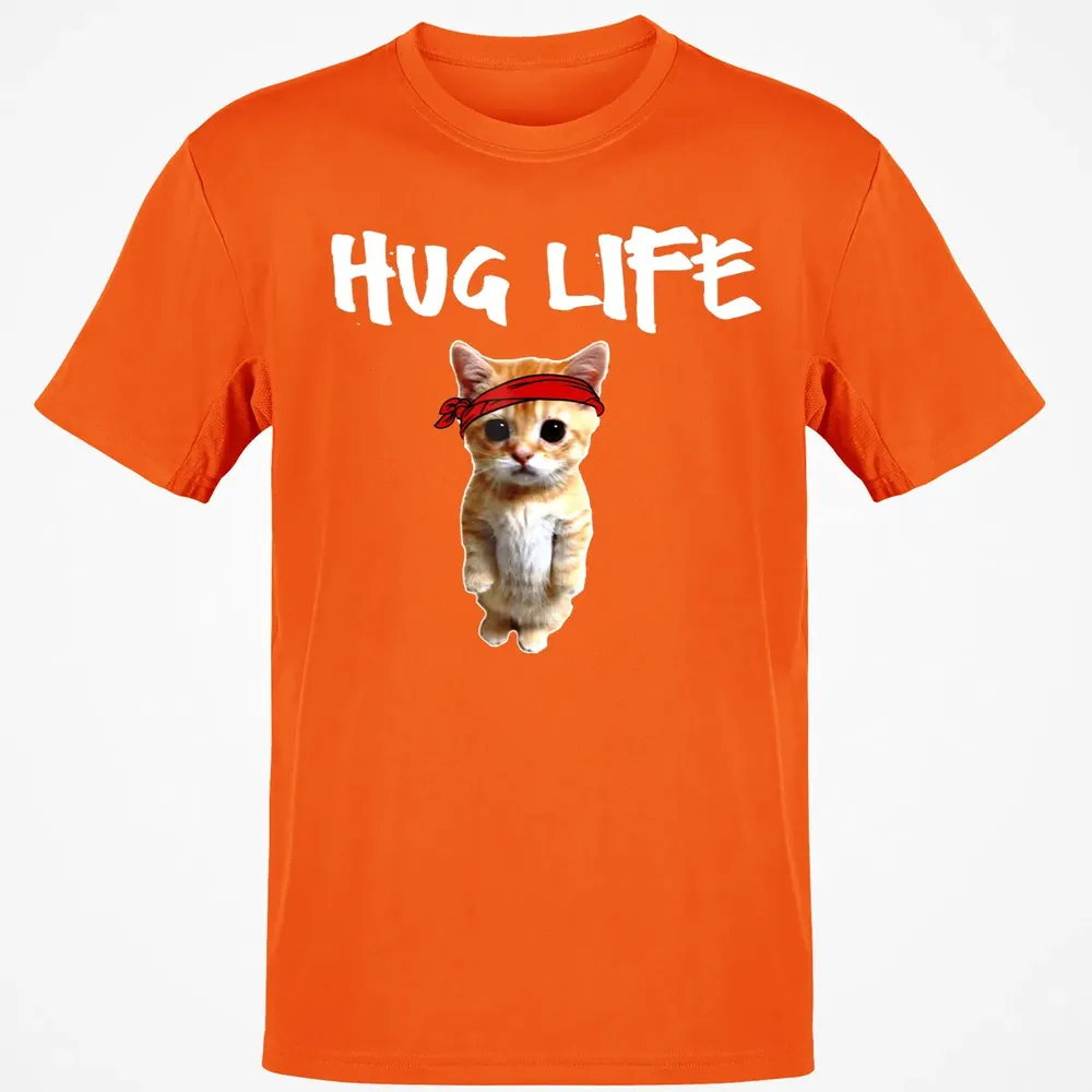 Hug Life    Funny awesome Cool cute cat kitten Classic Unisex T-Shirt - 9
