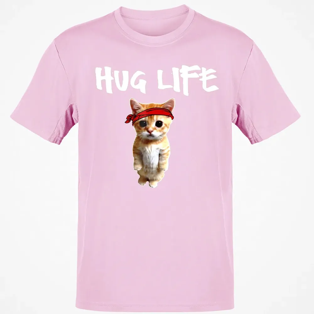 Hug Life    Funny awesome Cool cute cat kitten Classic Unisex T-Shirt - 6