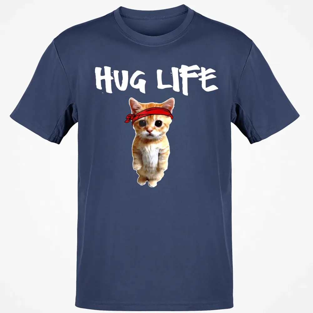 Hug Life    Funny awesome Cool cute cat kitten Classic Unisex T-Shirt - 8