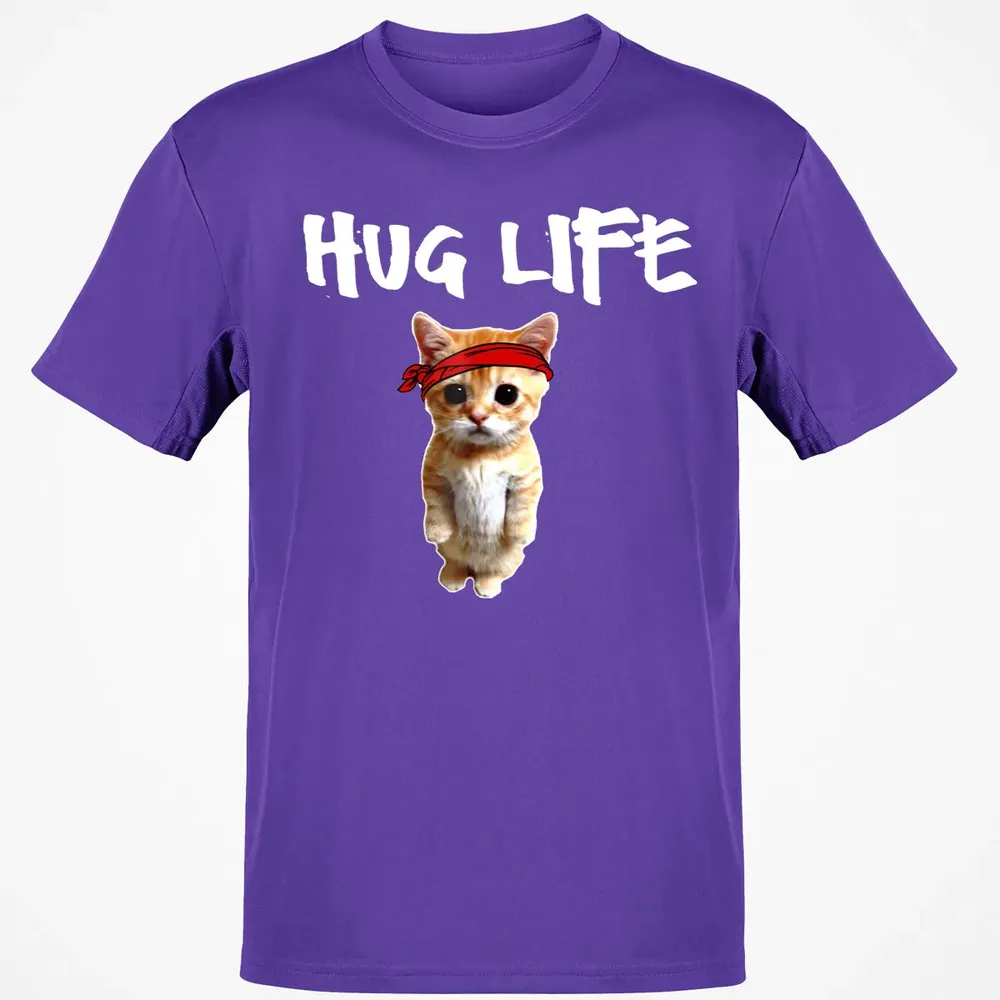 Hug Life    Funny awesome Cool cute cat kitten Classic Unisex T-Shirt - 10