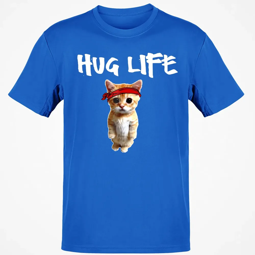 Hug Life    Funny awesome Cool cute cat kitten Classic Unisex T-Shirt - 12