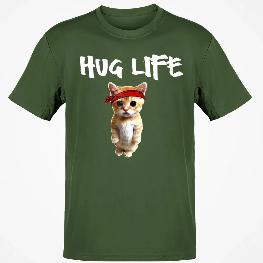 Hug Life    Funny awesome Cool cute cat kitten Classic Unisex T-Shirt - 7