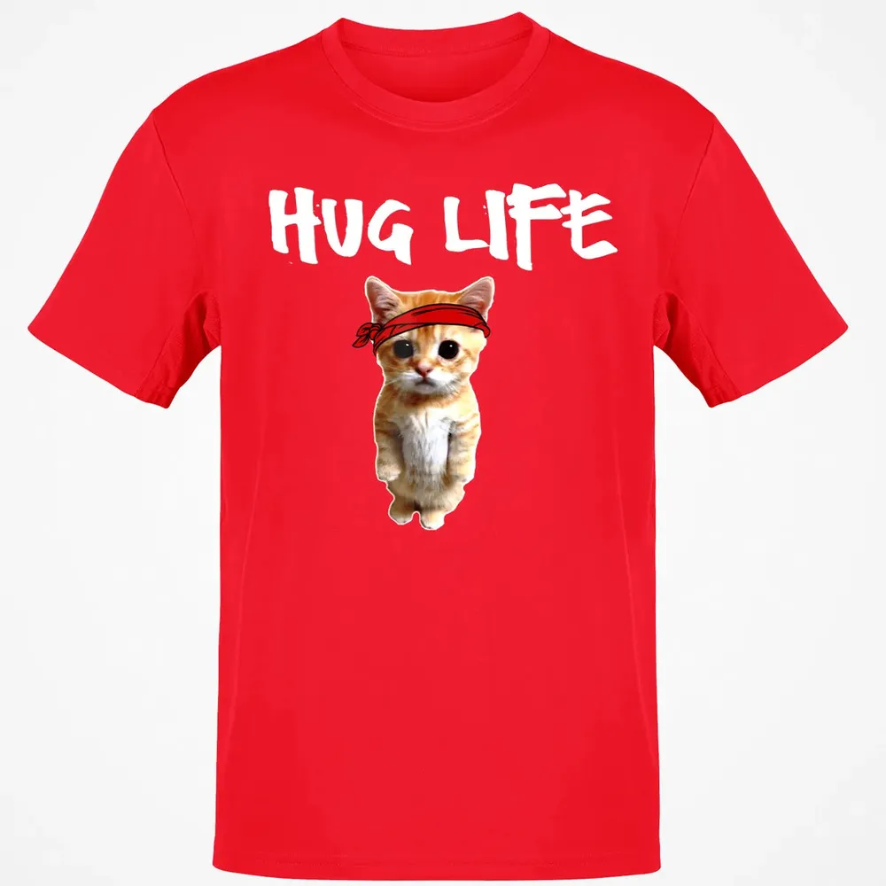 Hug Life    Funny awesome Cool cute cat kitten Classic Unisex T-Shirt - 11
