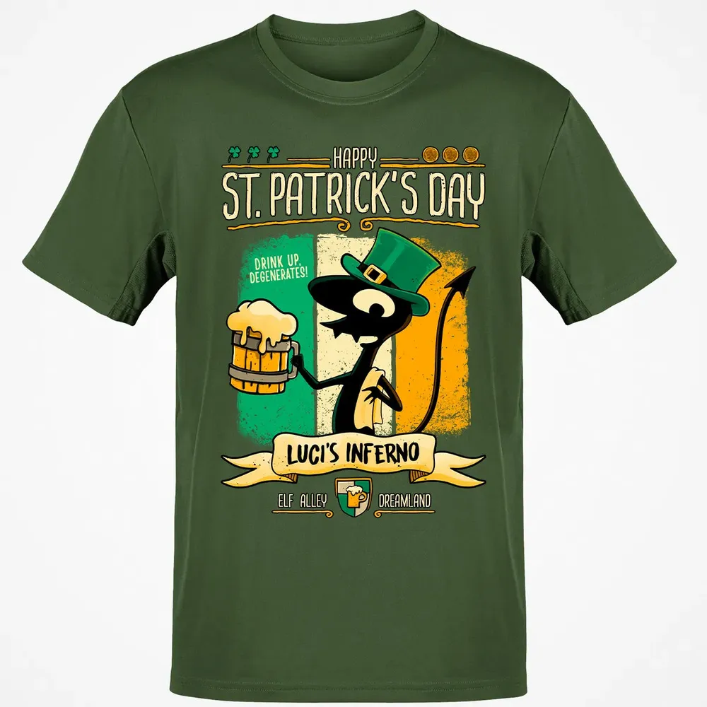 St Patrickâ€™s at Luci's Classic Unisex T-Shirt - 7