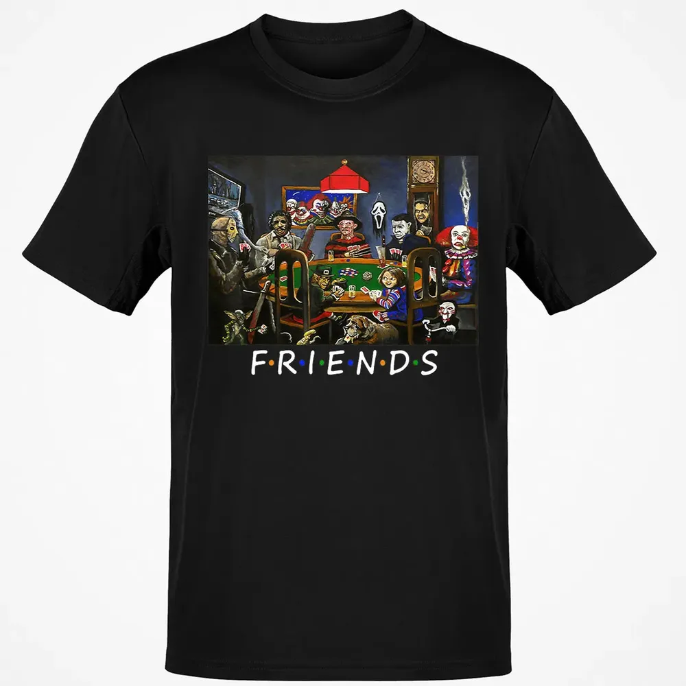 Funny Friend Play Card Horror Halloween Classic Unisex T-Shirt - 2