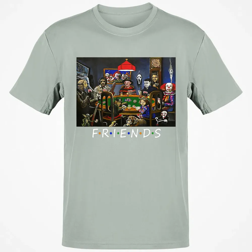 Funny Friend Play Card Horror Halloween Classic Unisex T-Shirt - 3