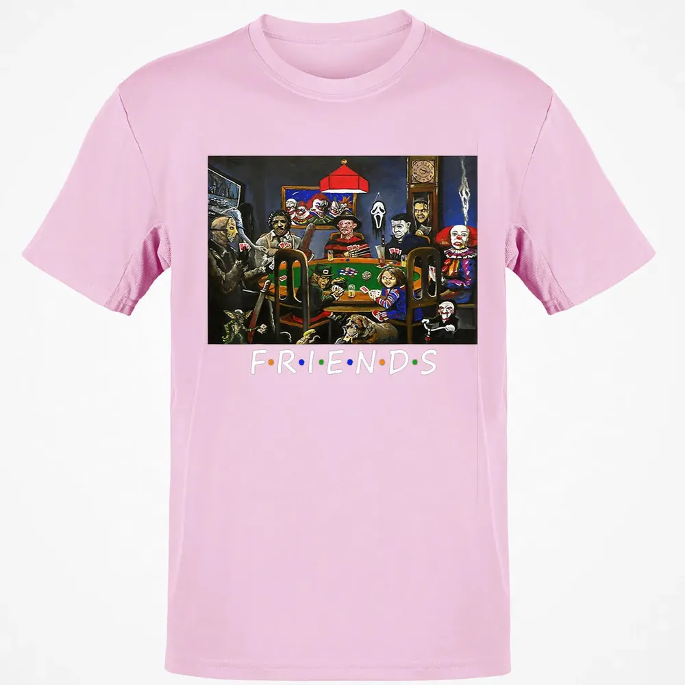 Funny Friend Play Card Horror Halloween Classic Unisex T-Shirt - 6