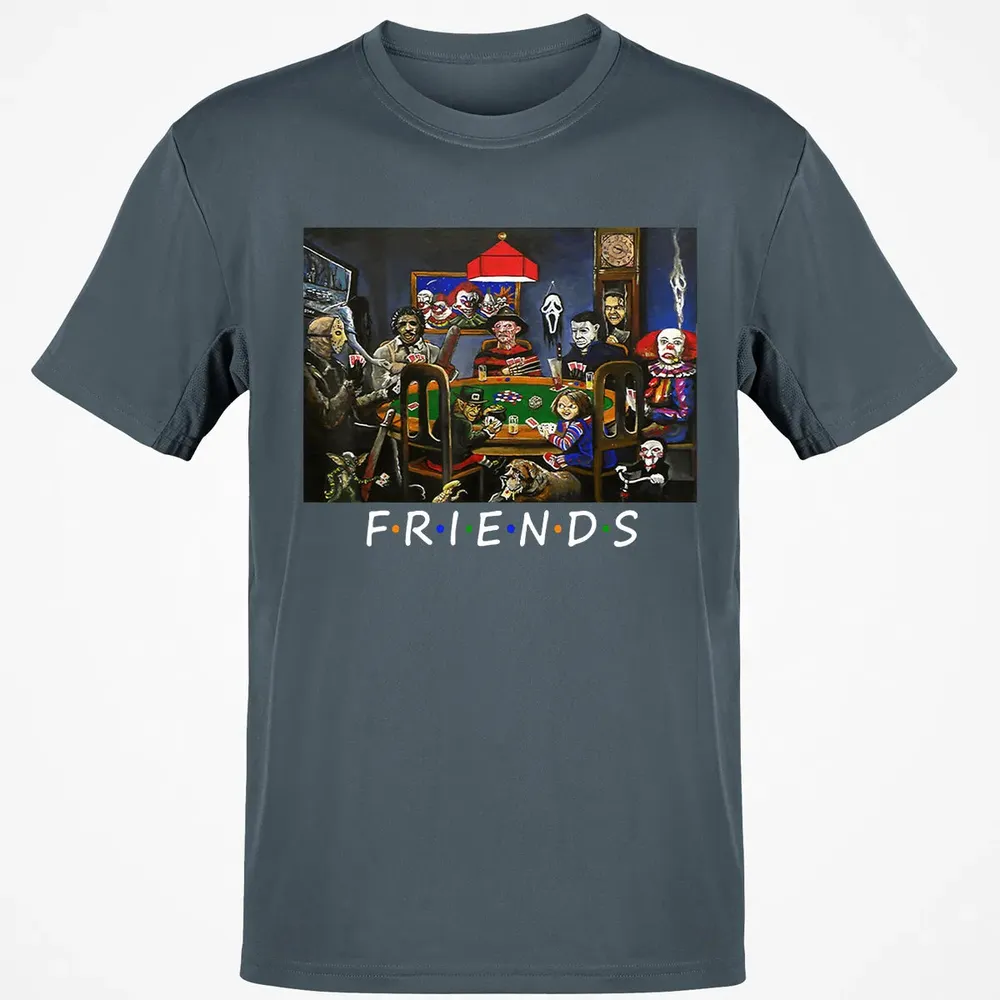 Funny Friend Play Card Horror Halloween Classic Unisex T-Shirt - 4