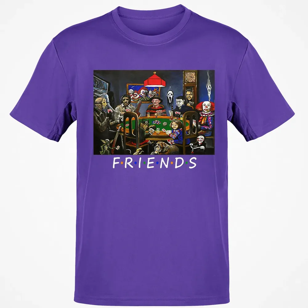 Funny Friend Play Card Horror Halloween Classic Unisex T-Shirt - 10