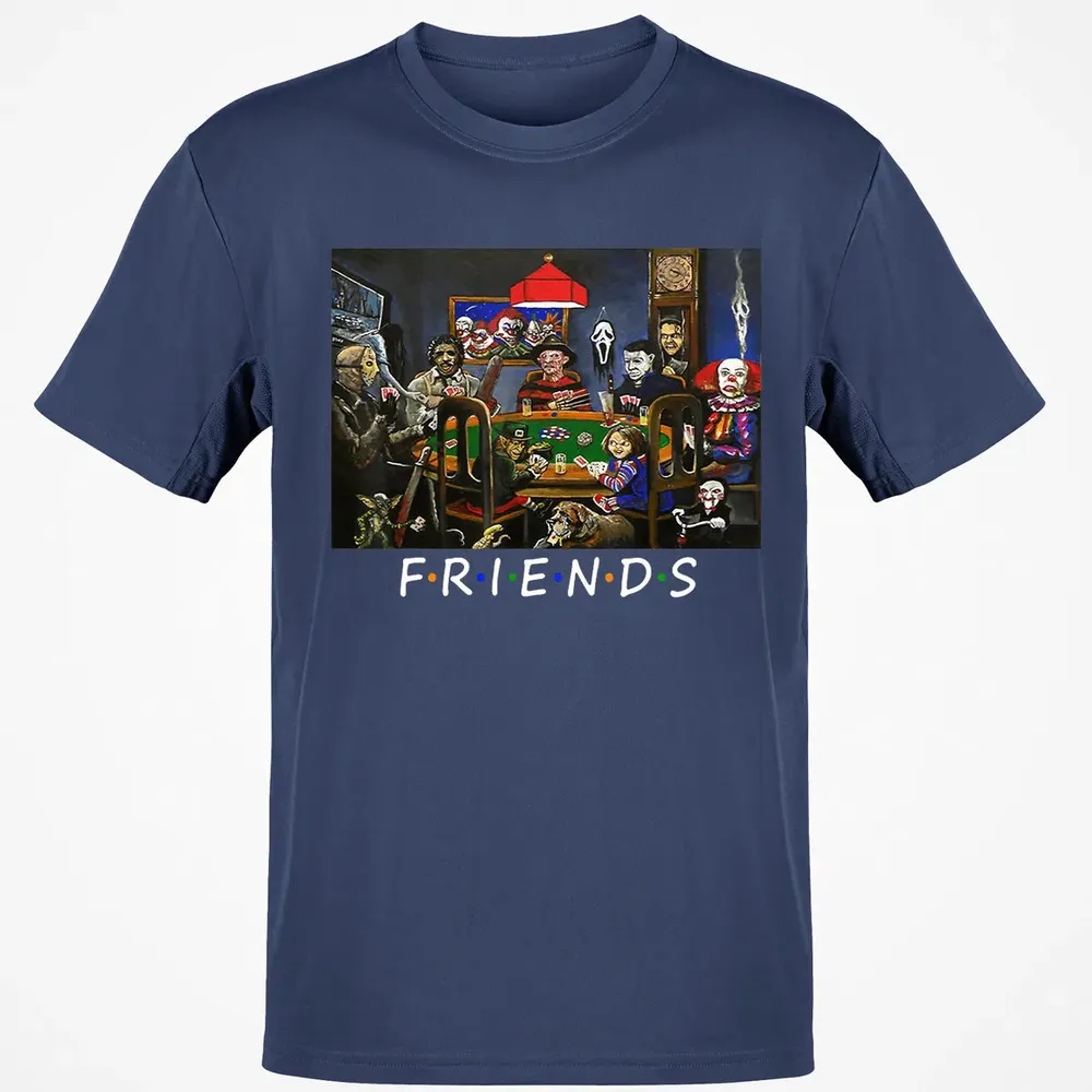 Funny Friend Play Card Horror Halloween Classic Unisex T-Shirt - 8