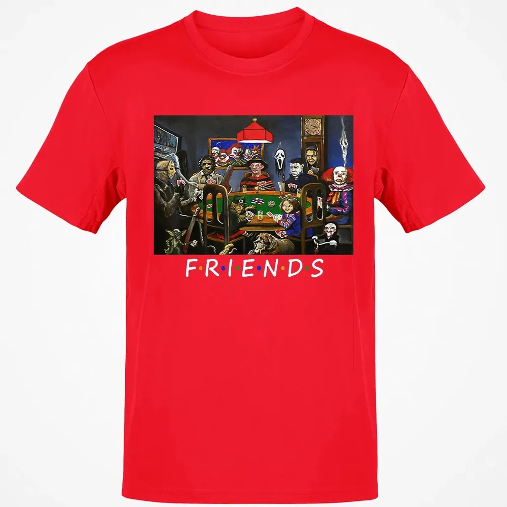 Funny Friend Play Card Horror Halloween Classic Unisex T-Shirt - 11
