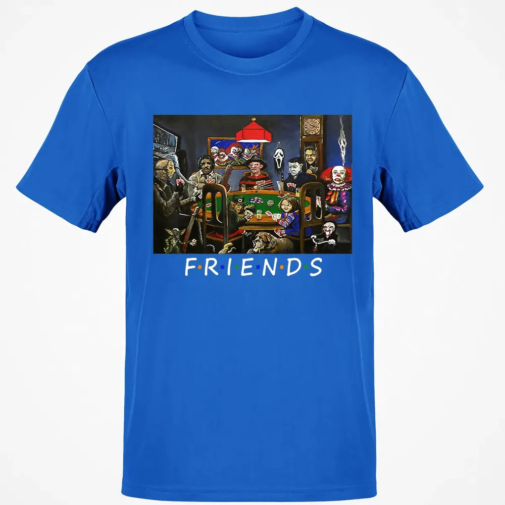 Funny Friend Play Card Horror Halloween Classic Unisex T-Shirt - 12