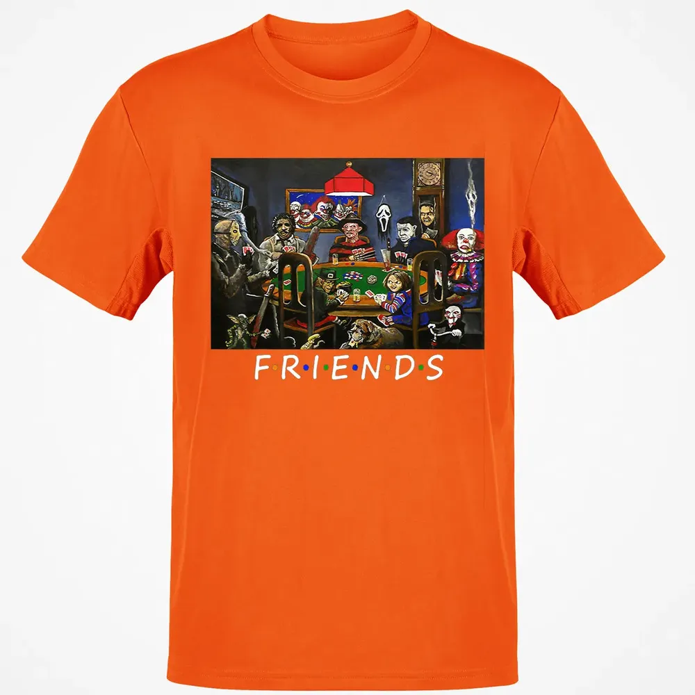 Funny Friend Play Card Horror Halloween Classic Unisex T-Shirt - 9