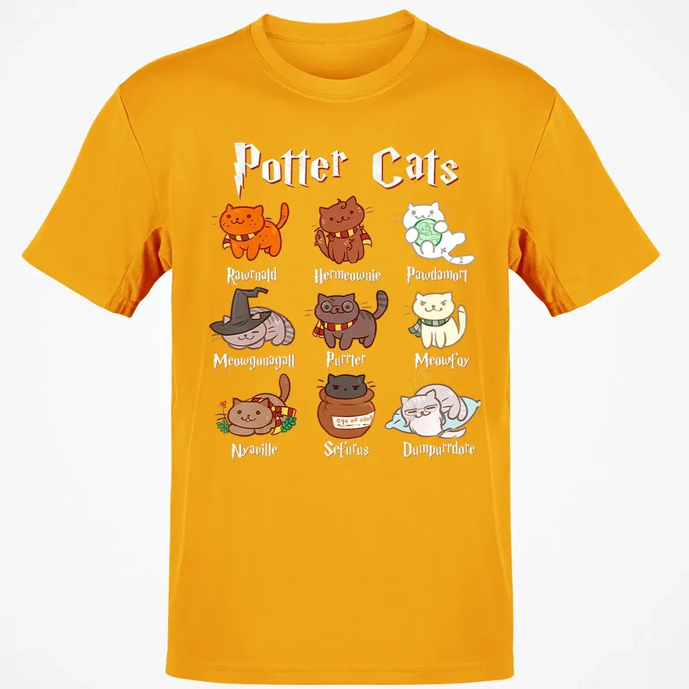 Potter Cats Cute Harry Pawter Kitten Gifts for Cat Lover Classic Unisex T-Shirt - 5