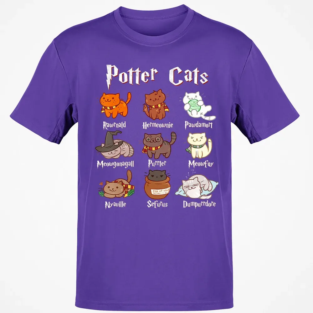 Potter Cats Cute Harry Pawter Kitten Gifts for Cat Lover Classic Unisex T-Shirt - 10