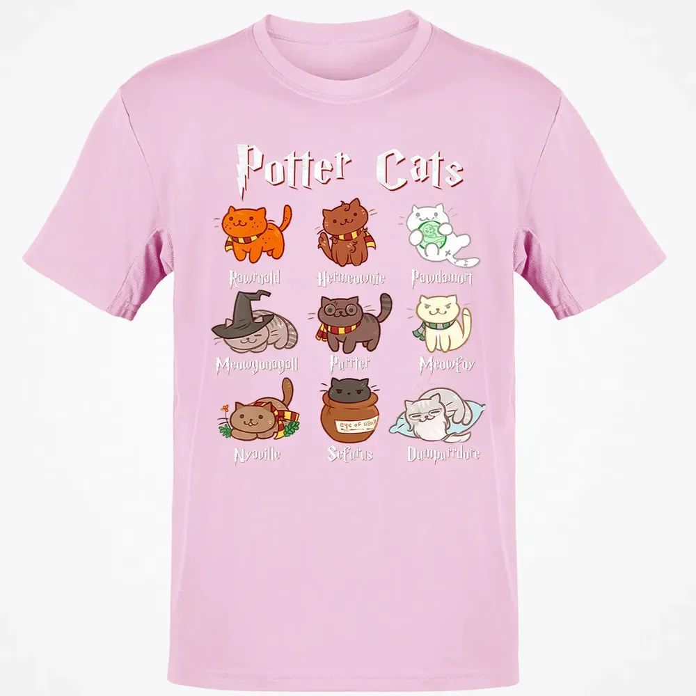 Potter Cats Cute Harry Pawter Kitten Gifts for Cat Lover Classic Unisex T-Shirt - 6