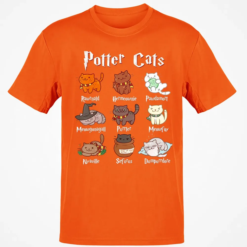 Potter Cats Cute Harry Pawter Kitten Gifts for Cat Lover Classic Unisex T-Shirt - 9