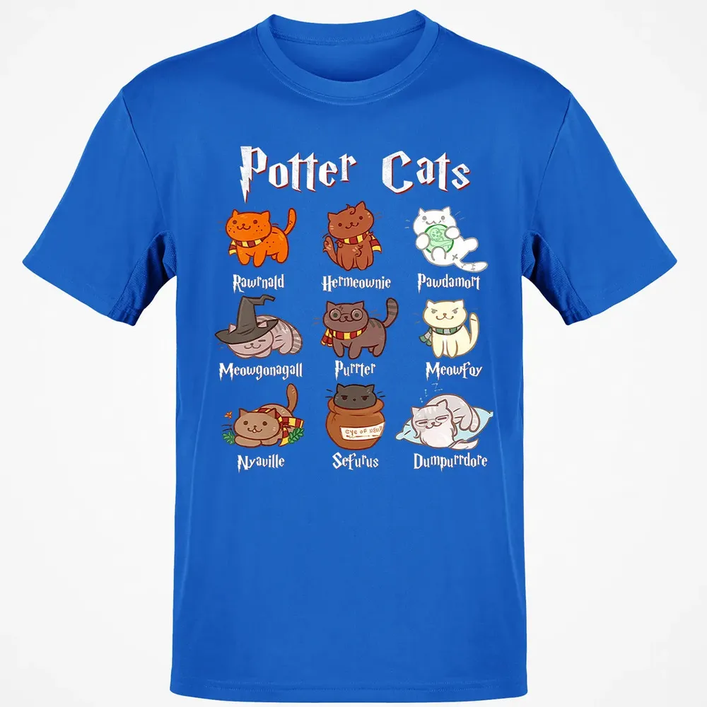 Potter Cats Cute Harry Pawter Kitten Gifts for Cat Lover Classic Unisex T-Shirt - 12