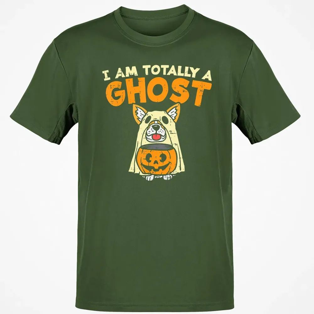Welsh Corgi Totally Ghost Funny Halloween Costume Dog Owner Classic Unisex T-Shirt - 7