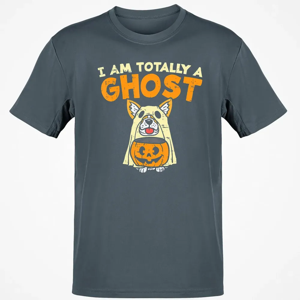 Welsh Corgi Totally Ghost Funny Halloween Costume Dog Owner Classic Unisex T-Shirt - 4