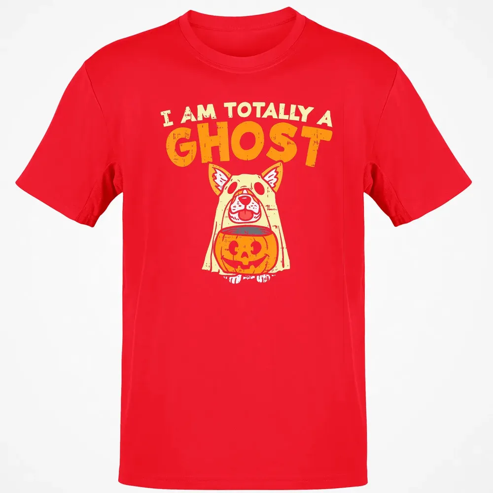 Welsh Corgi Totally Ghost Funny Halloween Costume Dog Owner Classic Unisex T-Shirt - 11