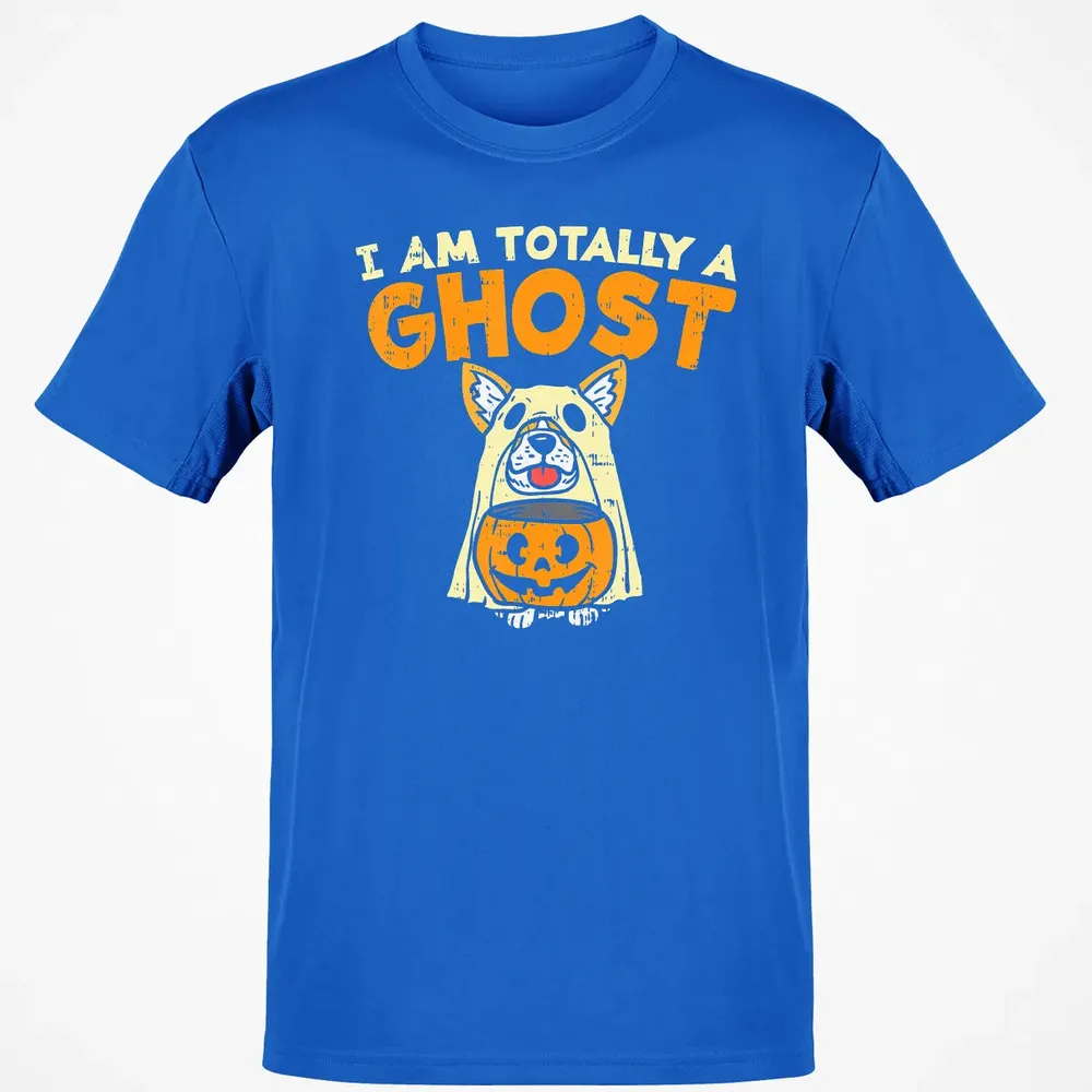 Welsh Corgi Totally Ghost Funny Halloween Costume Dog Owner Classic Unisex T-Shirt - 12