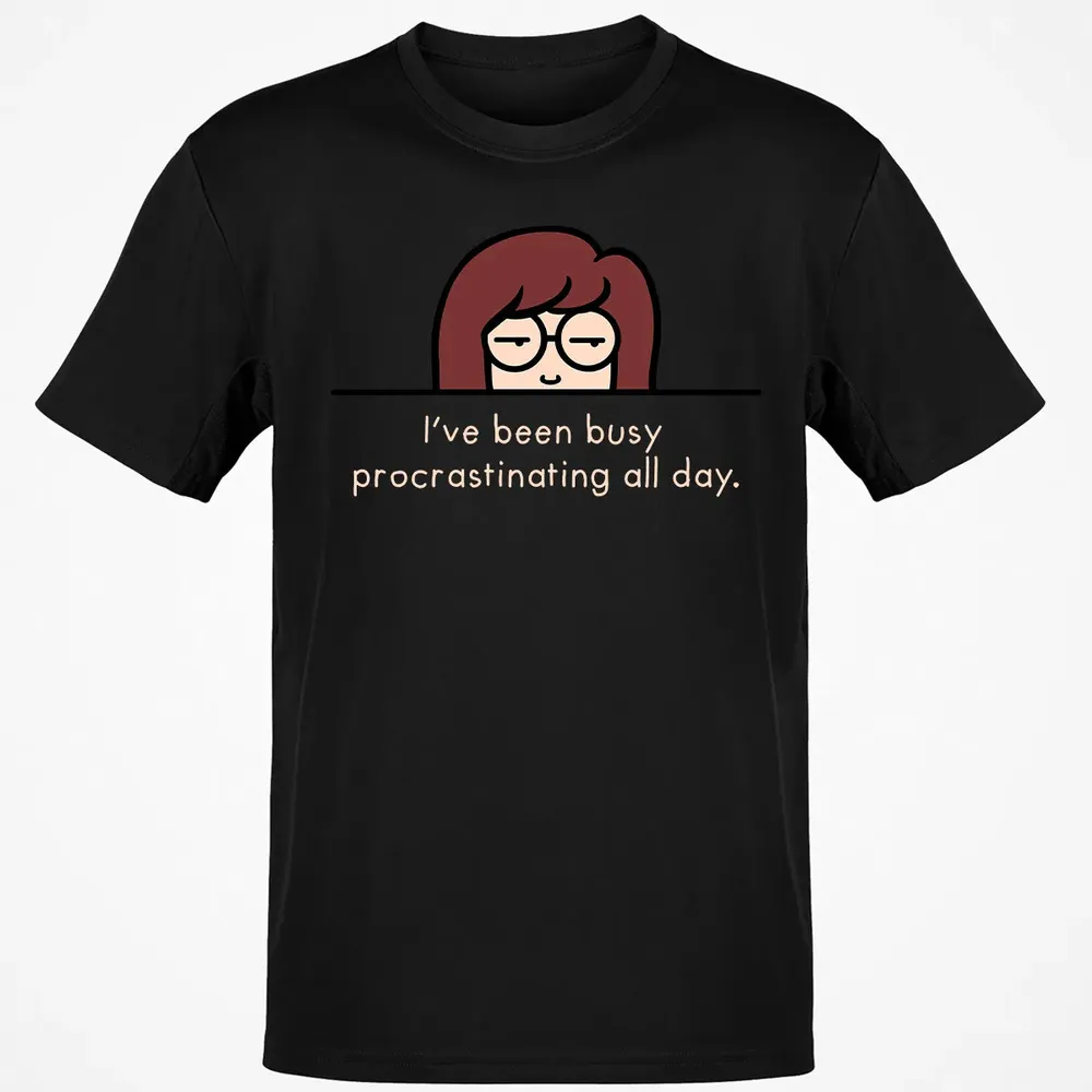 Busy Procrasnating Classic Unisex T-Shirt - 2