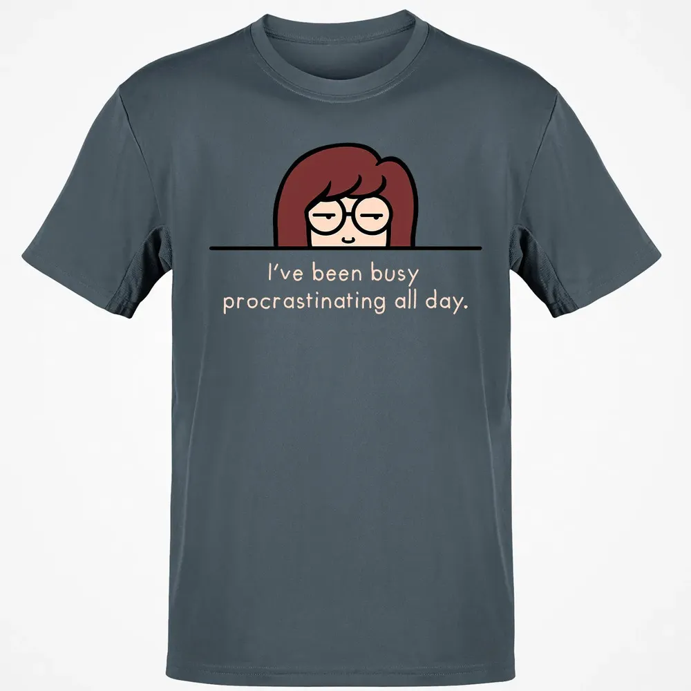 Busy Procrasnating Classic Unisex T-Shirt - 4