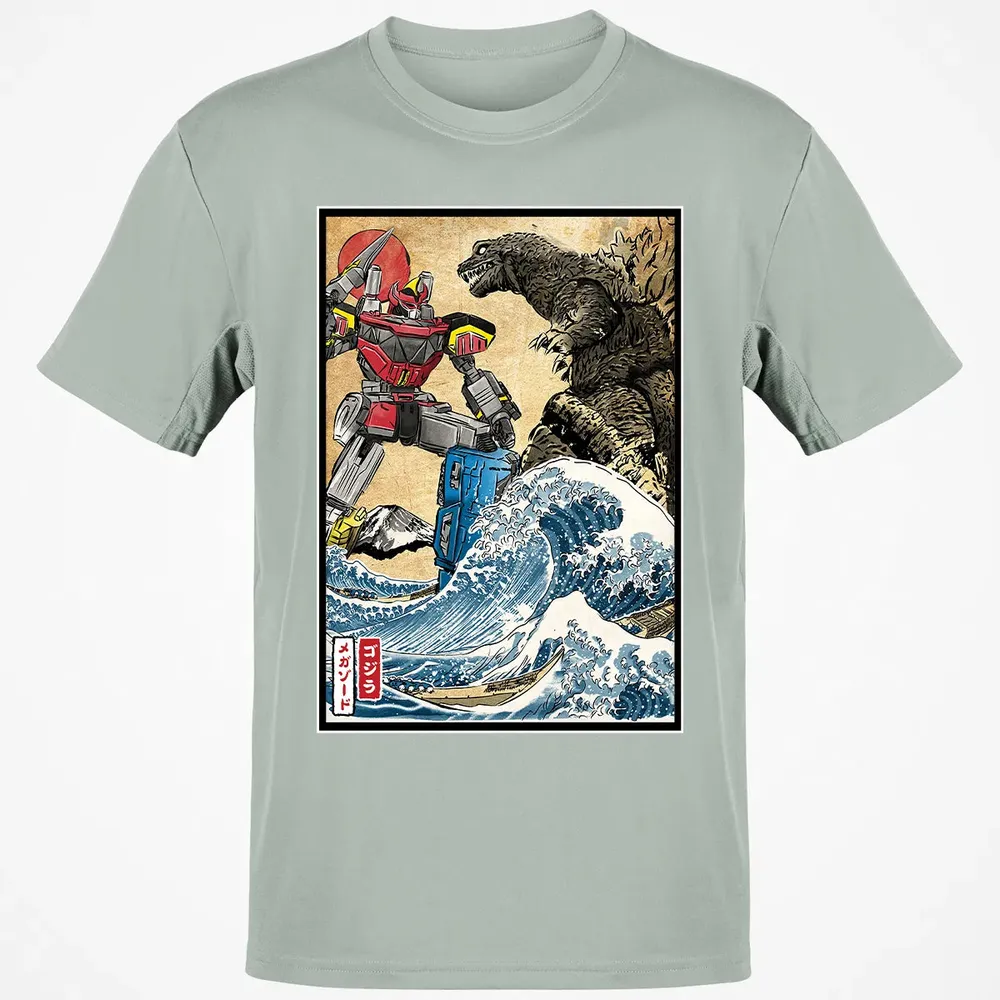 King of the Monsters vs Megazord Classic Unisex T-Shirt - 3