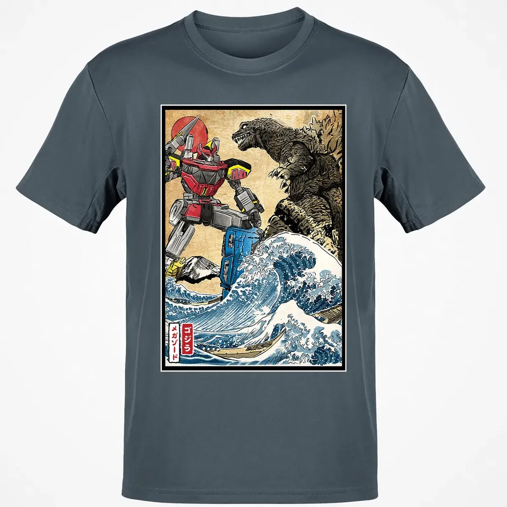 King of the Monsters vs Megazord Classic Unisex T-Shirt - 4