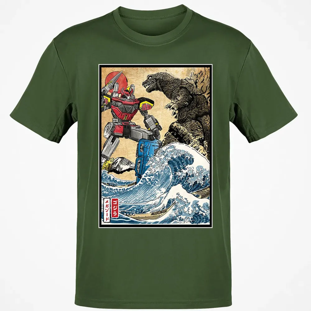 King of the Monsters vs Megazord Classic Unisex T-Shirt - 7