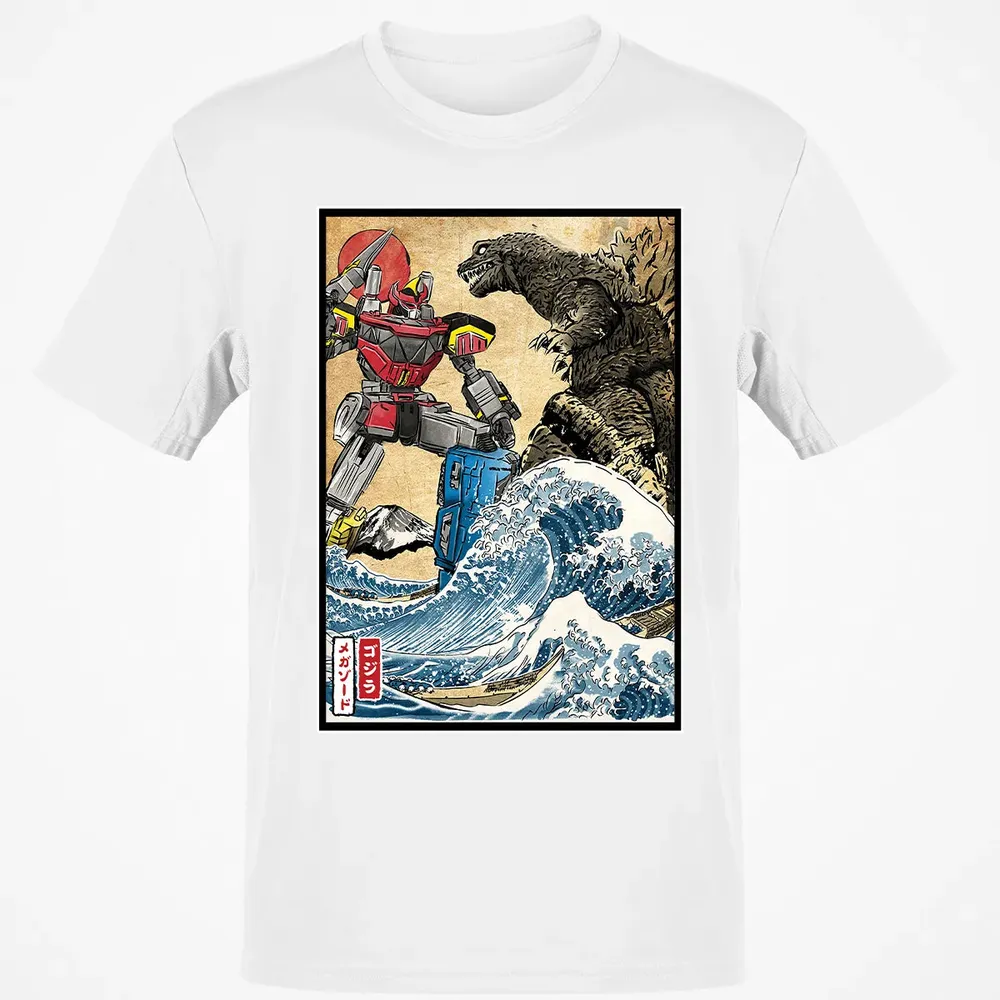 King of the Monsters vs Megazord Classic Unisex T-Shirt - 13