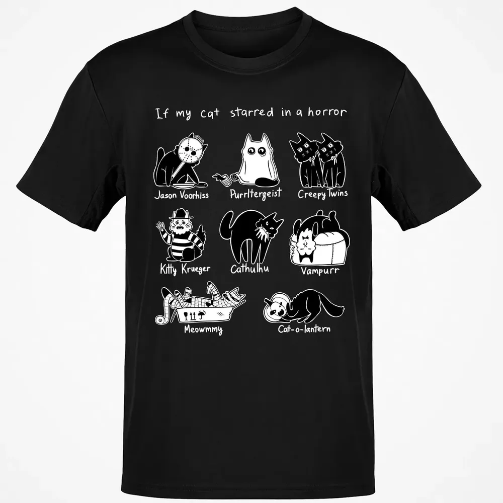 Horror Cat Classic Unisex T-Shirt - 2