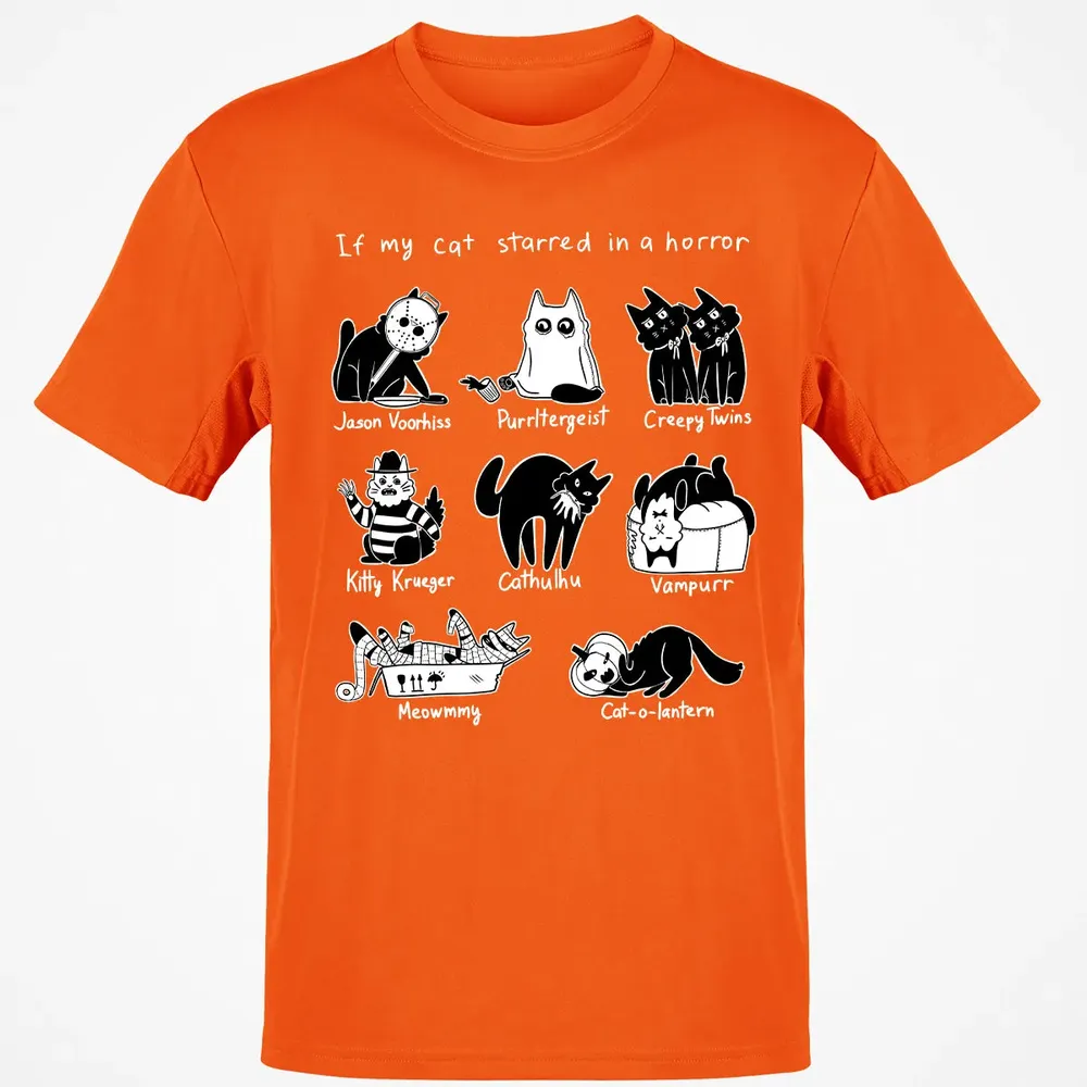 Horror Cat Classic Unisex T-Shirt - 9