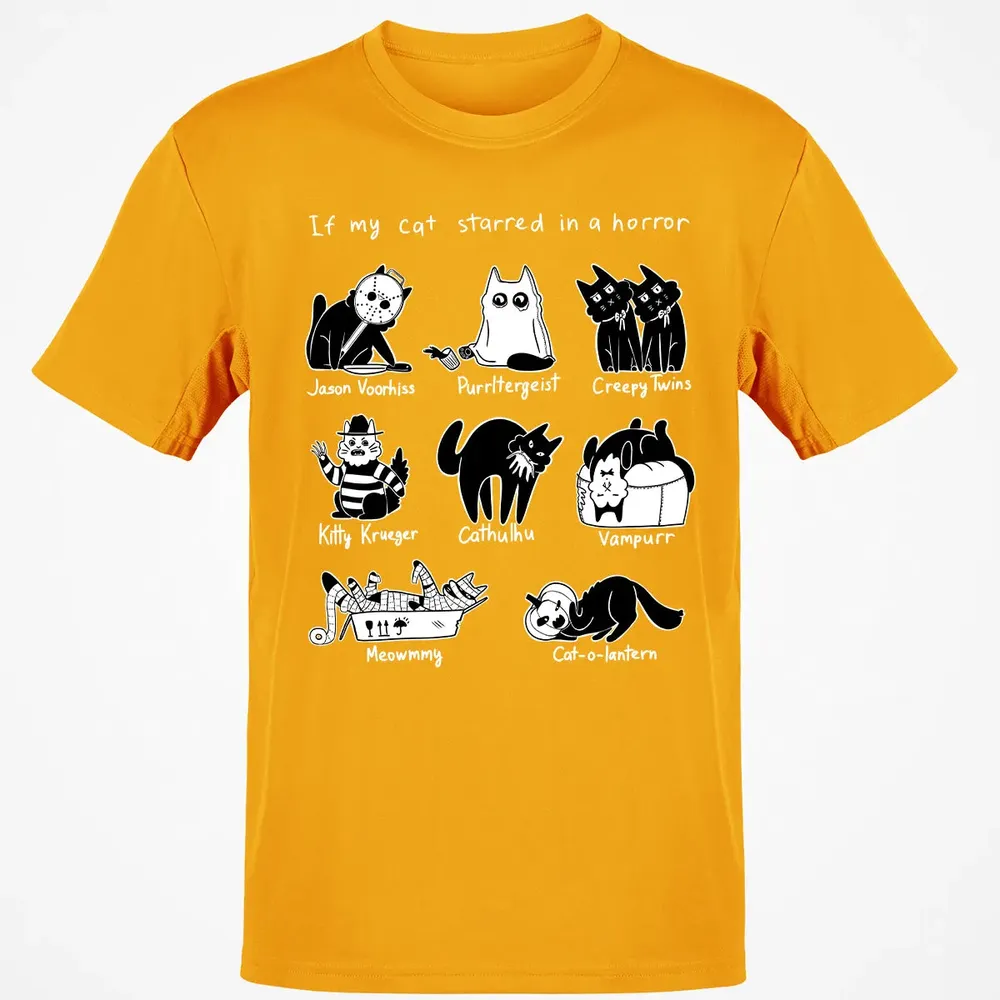 Horror Cat Classic Unisex T-Shirt - 5