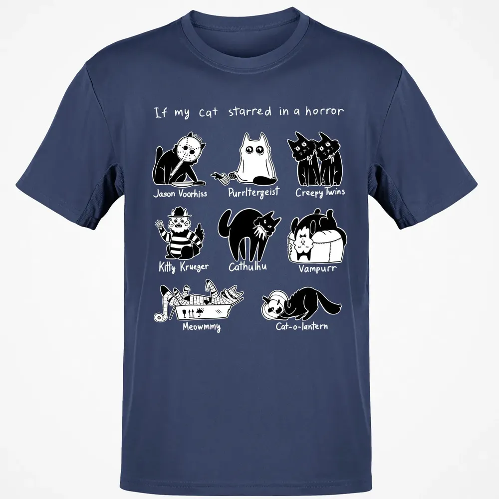 Horror Cat Classic Unisex T-Shirt - 8