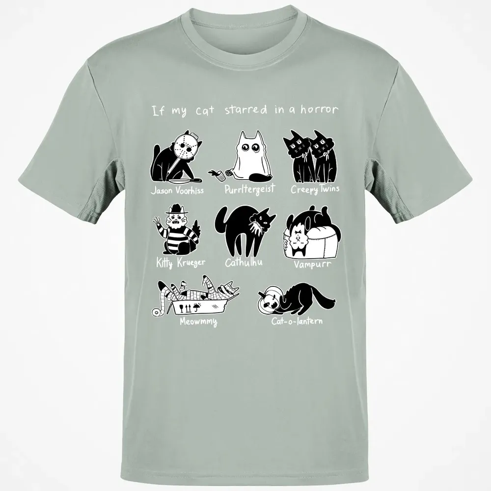 Horror Cat Classic Unisex T-Shirt - 3