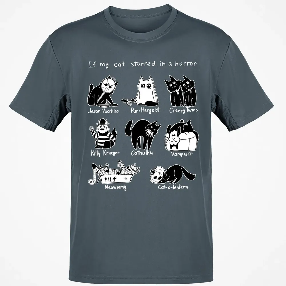 Horror Cat Classic Unisex T-Shirt - 4